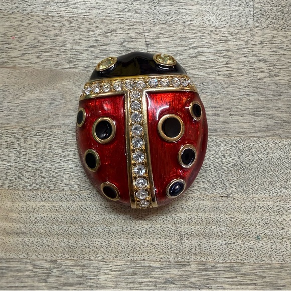 Swarovski Jewelry - SWAROVSKI Large Ladybug Brooch